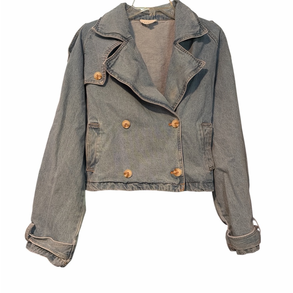 MABLE Double-Breasted Jean Jacket
